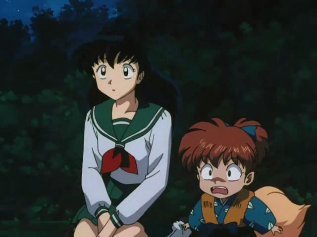 Otaku Gallery  / Anime e Manga / Inu-Yasha / Screen Shots / Episodi / 013 - L`enigma della luna nuova! Inuyasha dai capelli neri! / 102.jpg